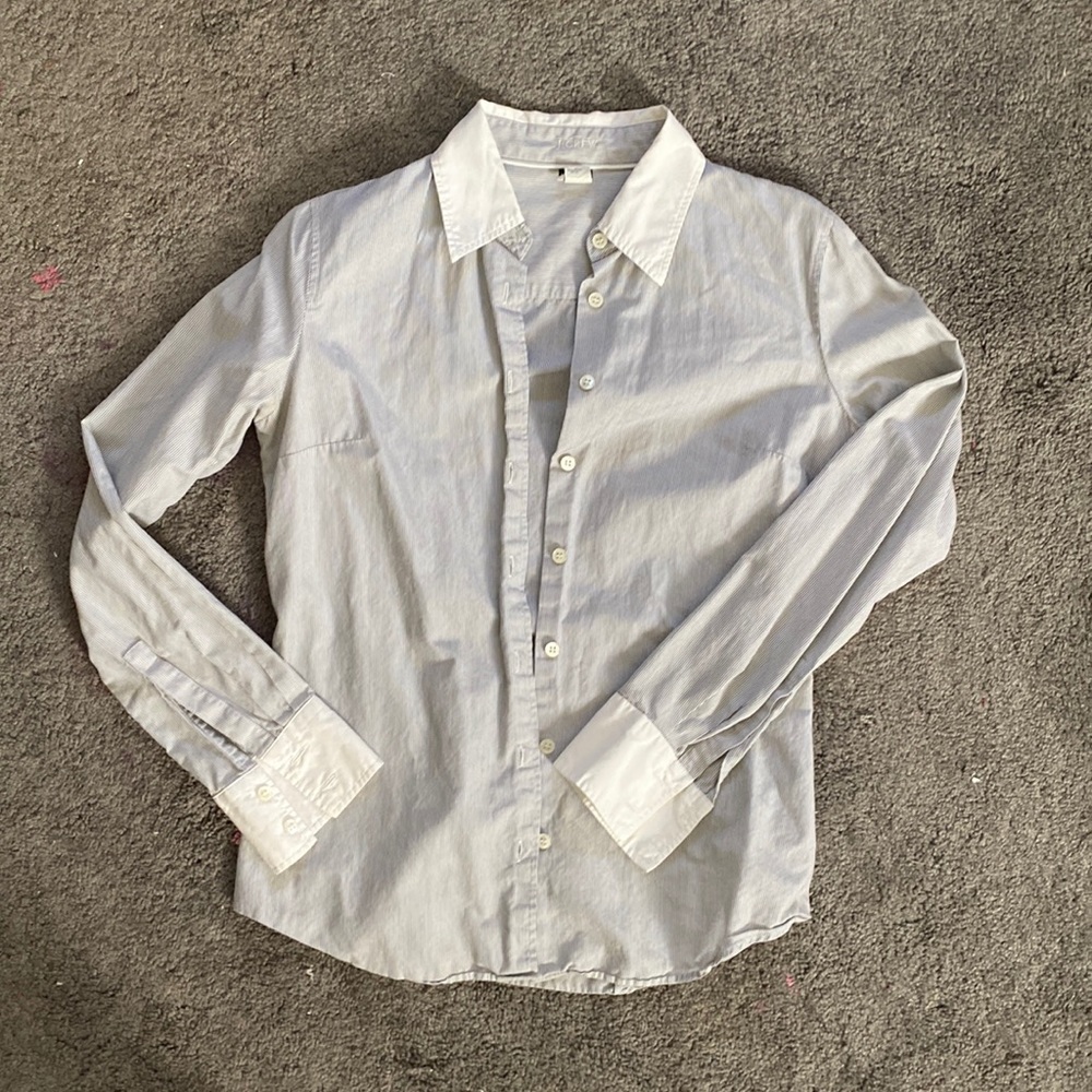 J Crew Collared Botton Down “Kathryn” Slim Fit